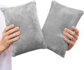 1 MIDDLE ONE 2 Pack Small Pillow, Memory Foam Mini Pillow 11 X 7 Inches for Travel, Sleeping, Nap and Neck, Knee, Lumbar Support, Tiny…