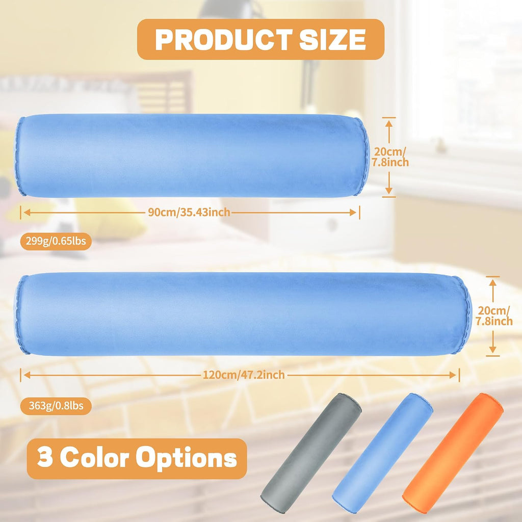 Eulant 2 Pack Inflatable Body Pillow for Adults, Inflatable Travel Body Pillow for Sleep,47inch Long Hug Pillow Bolster Pillow for Sleeping,…