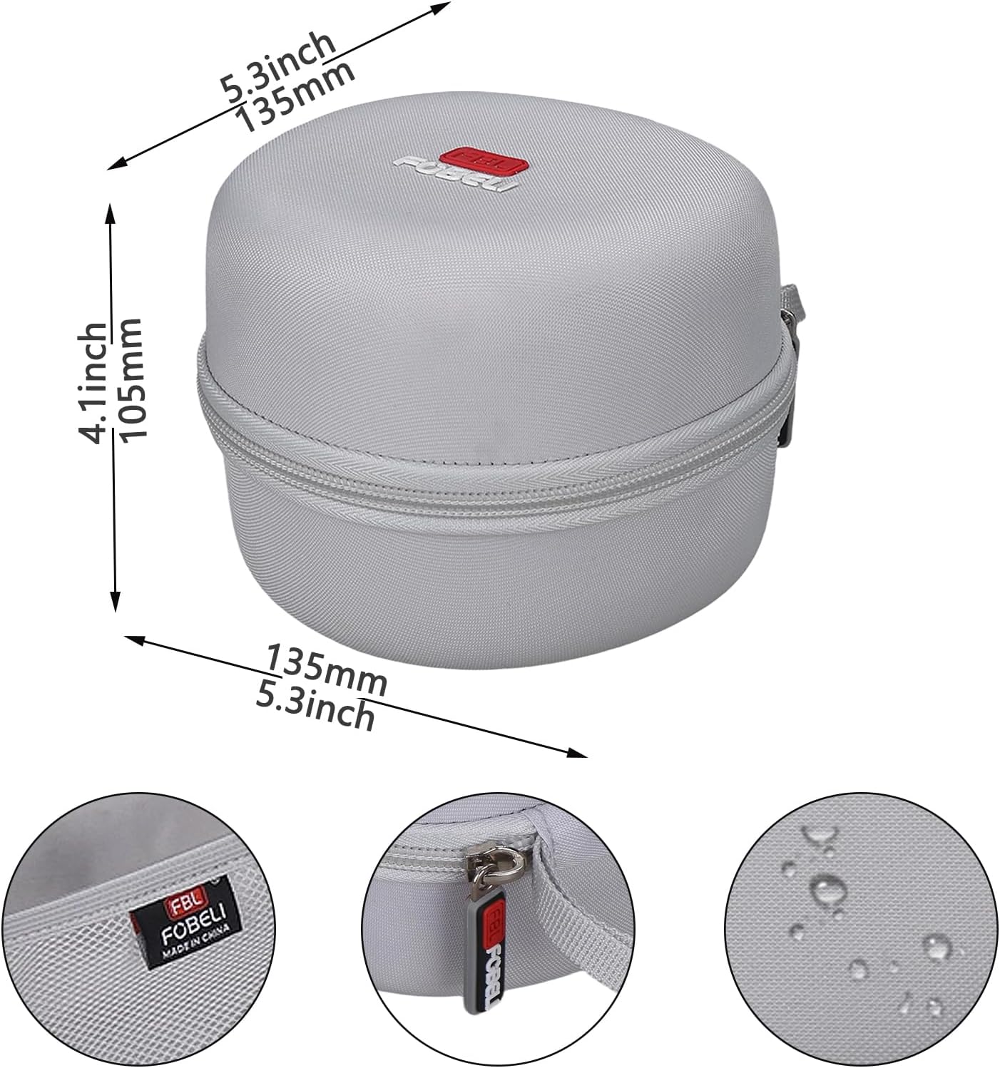 FBLFOBELI Hard Travel Case for BGOVERSS White Noise Sound Machine (Case Only)