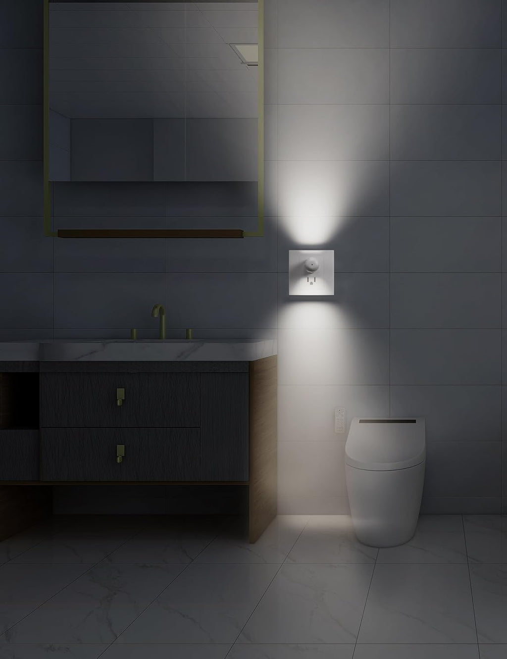 GEPLAD LED Night Light Plug-in Wall Outlet Light, 5000K Daylight, Ambient Lighting, Nightlight for Bedroom, Bathroom, Nursery, Hallway…