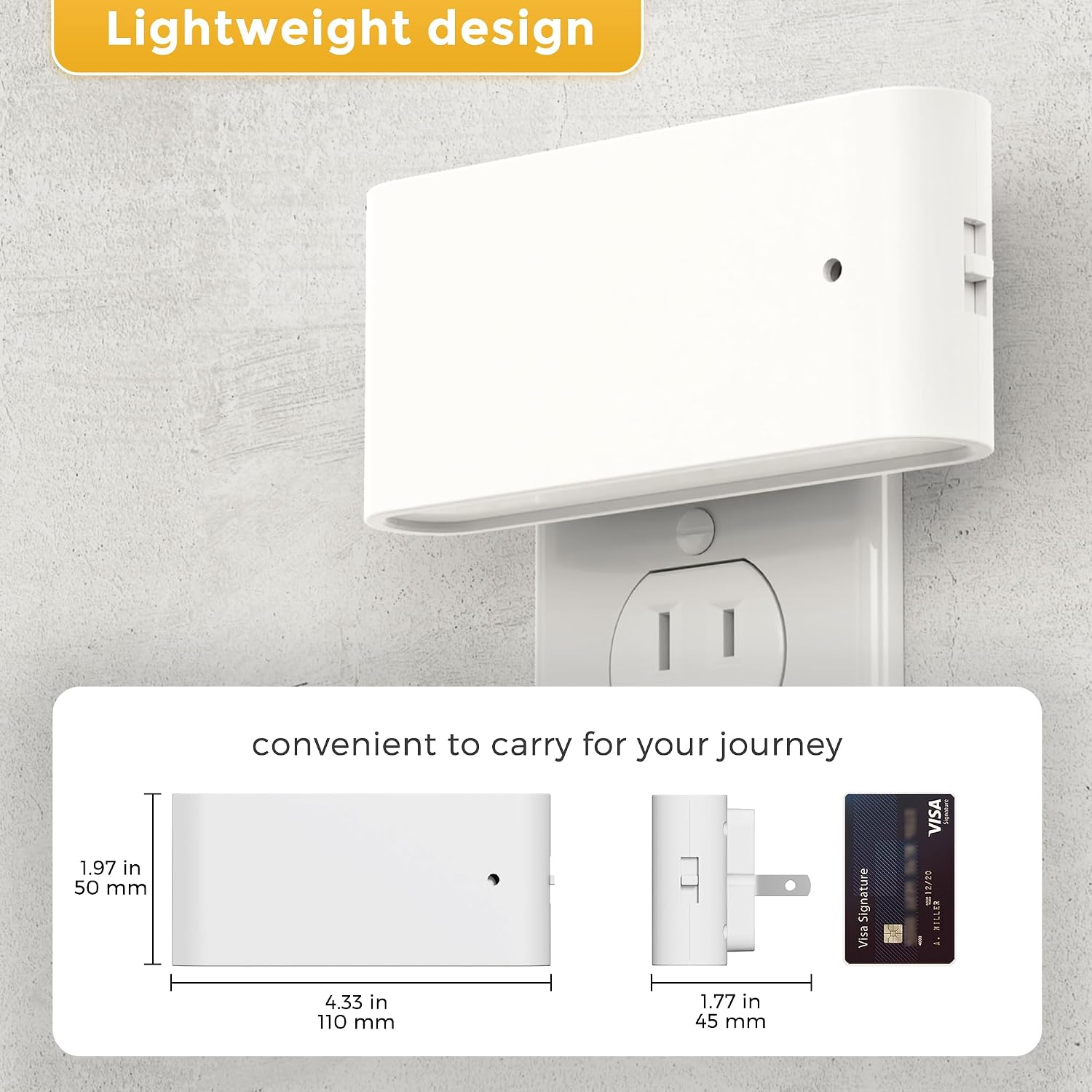 L LOHAS LED Night Light, 2 Pack Dimmable Modern LED Night Lights Plug into Wall, Dusk to Dawn Sensor Night Lights for Kid, 0-100LM 5000K…