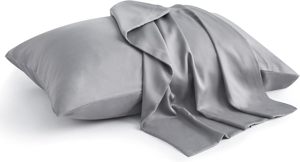 Bedelite Pillow Cases Queen Size Set of 2, Rayon Derived from Bamboo, Cooling Pillow Cases for Hot Sleepers & Night Sweats, Breathable and…