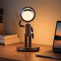 Cordless Table Lamp, Rechargeable Wooden Desk Lamp with Touch Control & Stepless Dimming, 3 Color Temperatures, Bedside Lamp for Bedroom…