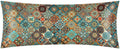 Mandala enthnic Style Body Pillow Covers Decorative Soft Bedding Satin Pillowcase with Zipper Closure Cooling Breathable Long Pillow…