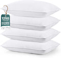 Utopiabedding Utopia Bedding Bed Pillows for Sleeping (White), King Size, Set of 4, Hotel Pillow, Cooling Pillows for Side, Back or Stomach…