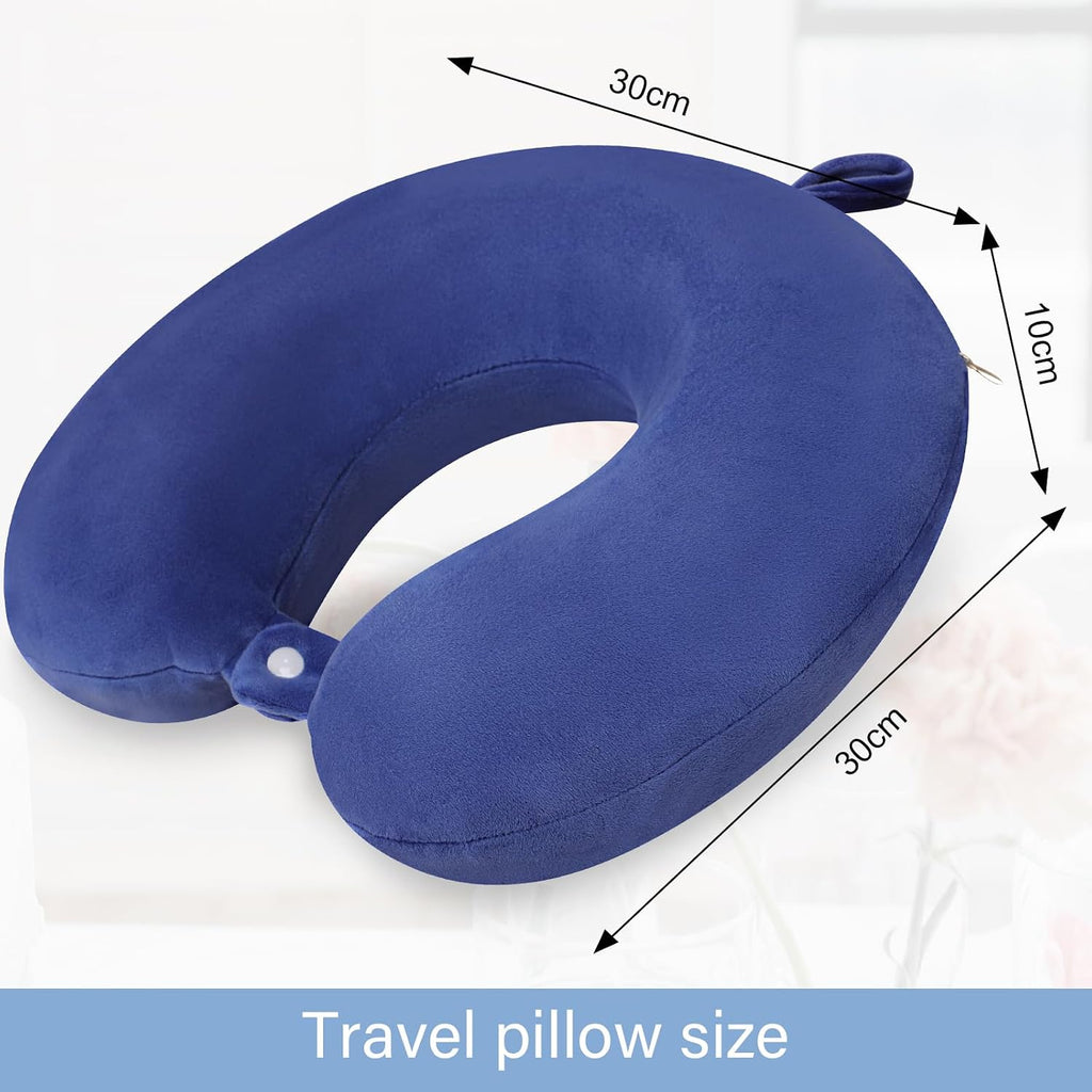 Gosider Travel Pillow Neck Pillow for Airplanes Memory Foam Neck Pillow for Traveling, Car, Home, Flight Portable Pillow for Sleeping Provi…