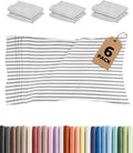 Queen Pillow Cases Set of 6 - Ultra Soft Hotel Quality Pillowcase Covers - Comfy & Wrinkle Free - Shrink & Fade Resistant - Machine…