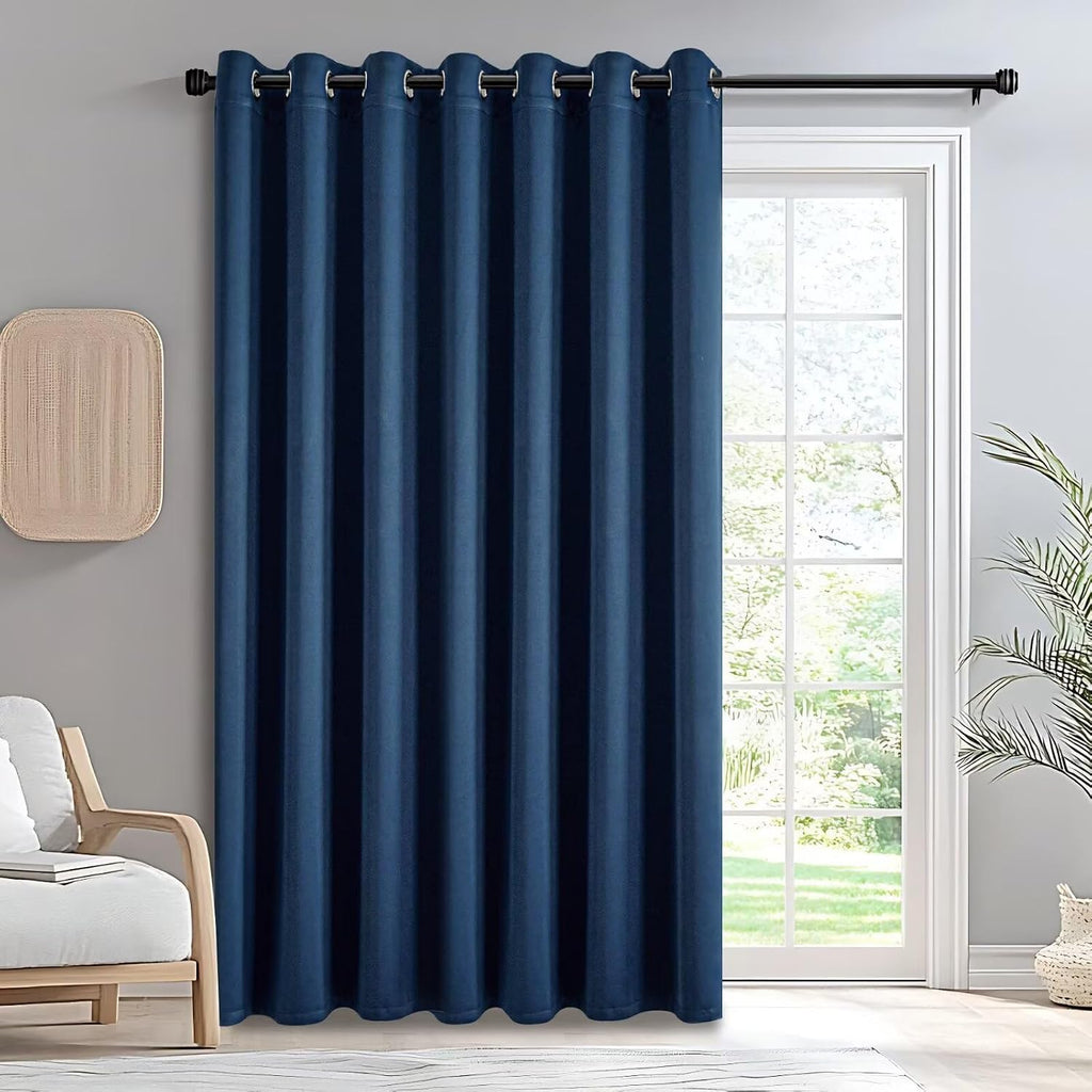Igemaeve Custom Curtains for Bedroom Customsize, Blackout Curtains 1 Panel Thermal Insulated, Grommet Light Blocking Drapes for Living Room…