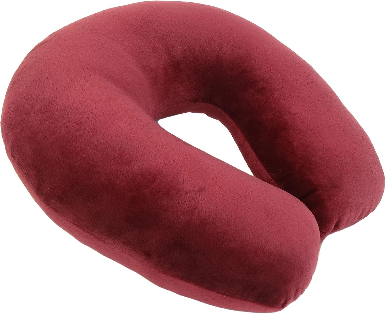 WorldsBest Wolf Essentials Adult Cozy Soft Microfiber Neck Pillow for Travel – Compact, Machine Washable - Perfect for Airplane, Car, or Ho…