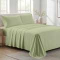 AshtonSheets 100% Organic Cotton Sheets Full Size - 4 PC Organic Cotton Full Size Percale Weave Sheet Set, Soft, Cooling, Crisp & Breathabl…