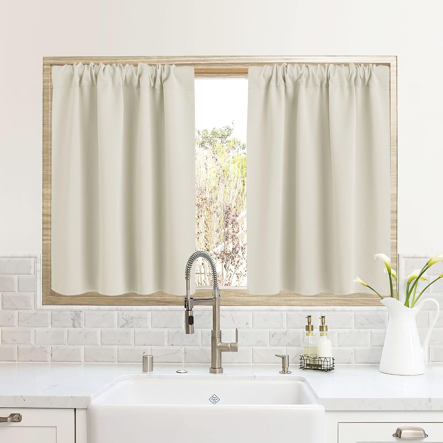 Rybhome RYB HOME RV Curtains for Camper Windows, Mini Small Thermal Insulated Sunlight Heat Blocking Blocking Privacy Portable Curtains for…