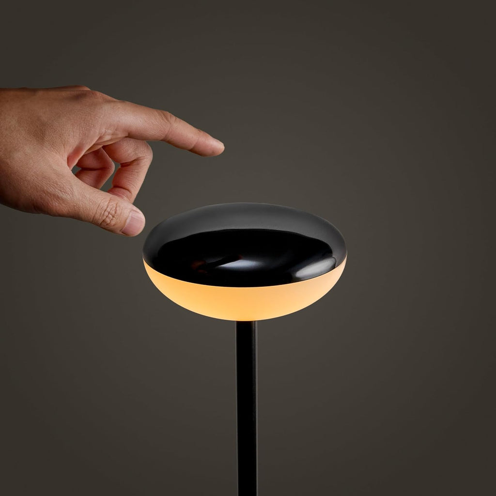 Owlpack Pinot Cordless LED Floor Lamp - Rechargeable & Dimmable Standing Lamp - Black