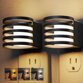 L LOHAS LED Night Light, 2 Pack 3CCT Night Lights Plug into Wall, Amber/3000K/5000K Adjustable Color Temperature Night-Lights, Dimmable…