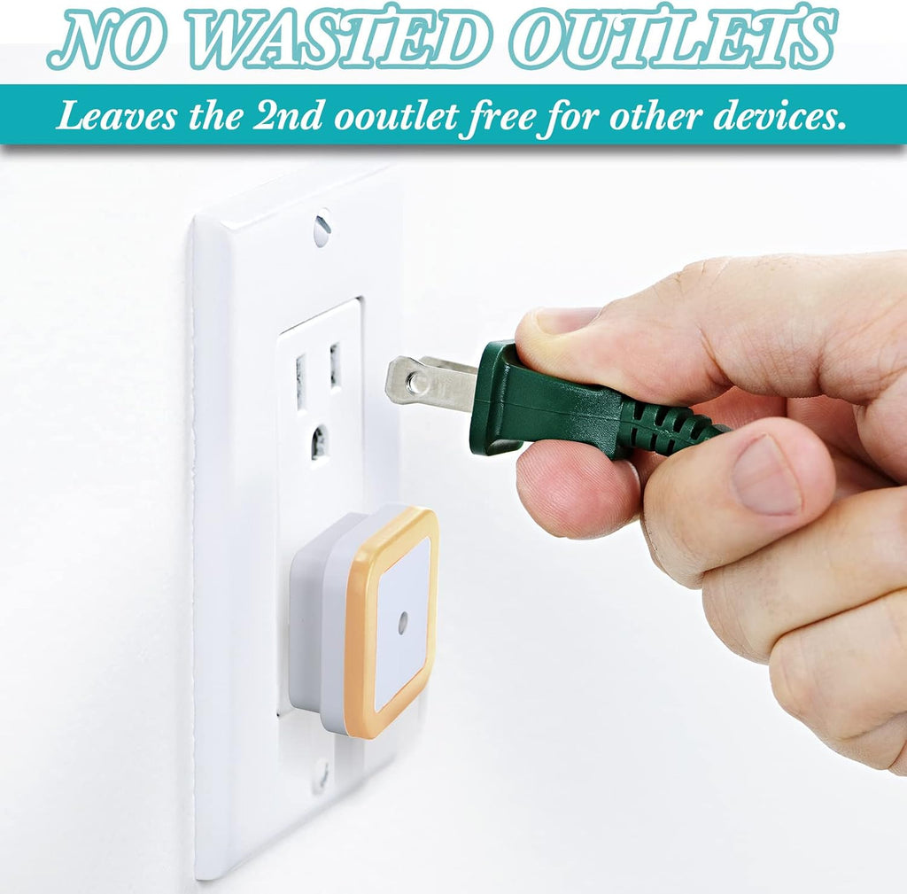 Hortsun 24 Packs LED Night Lights Plug into Wall with Smart Dark Sensor Automatic Hallway Plug in Lights for Bedroom, Bathroom, Toilet…