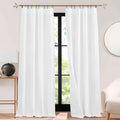 Rybhome RYB HOME 3 in 1 Soundproof - Blackout - Insulation Linen Curtains, Noise Blocker Energy Saving Curtains for Bedroom Living Room Kid…
