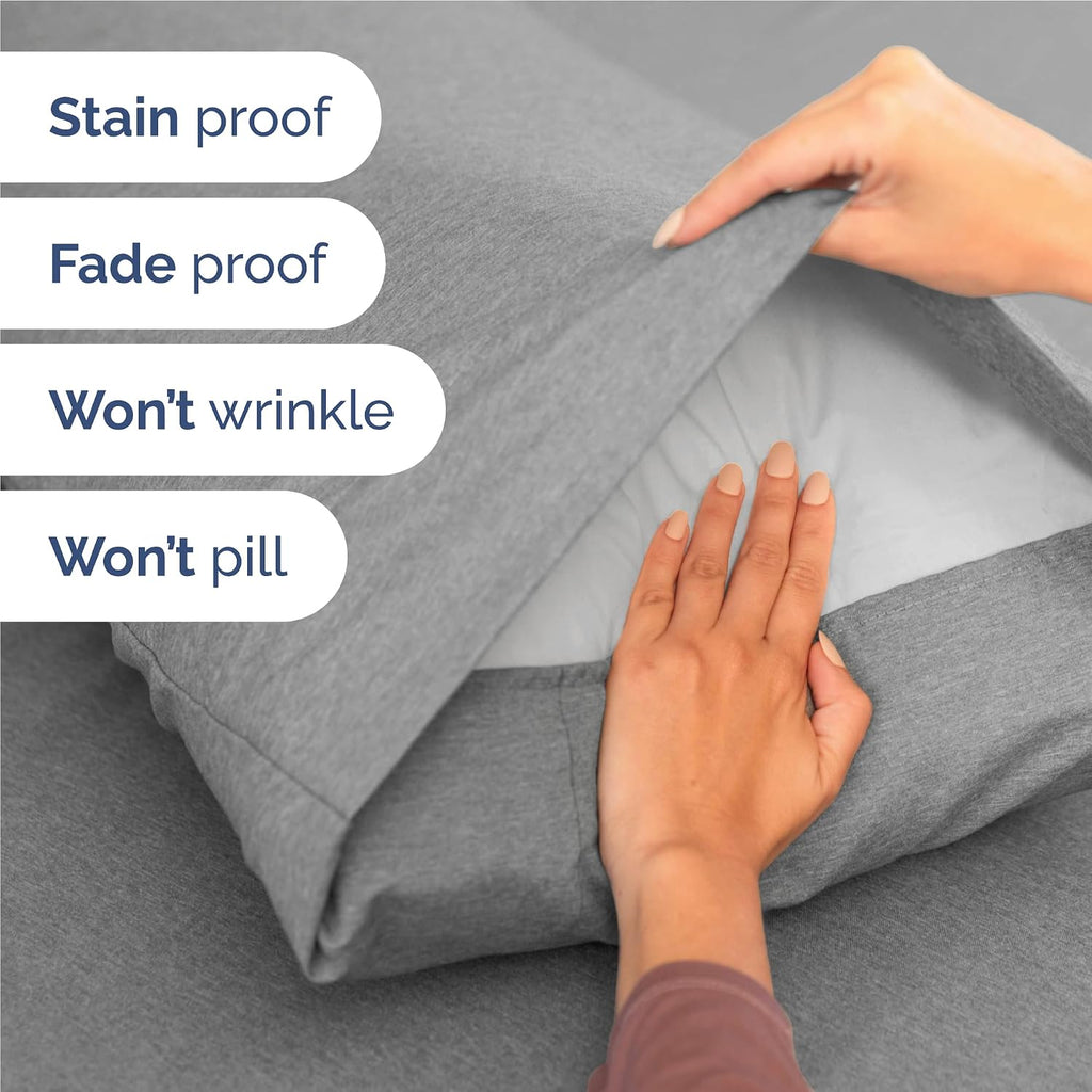 Full Size 4 Piece Sheet Set - Comfy Breathable & Cooling Sheets - Hotel Luxury Bed Sheets for Women & Men - Deep Pockets, Easy-Fit, Soft…