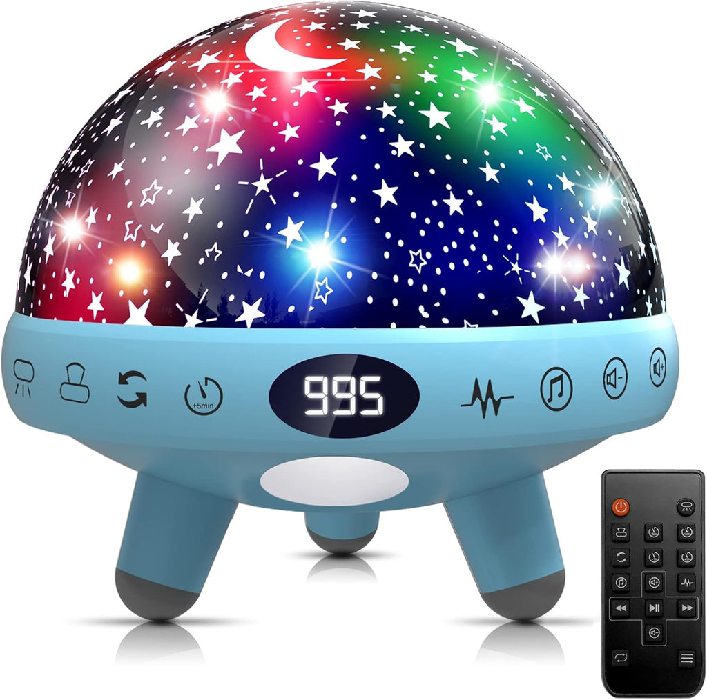 Yachance Night Light for Kids Room with Sound Machine Baby Night Light Star Projector White Noise Machine for Sleeping Soother Nursery Lamp…