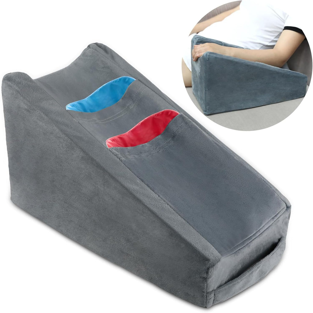 Tbxonmow Arm Elevation Pillow Arm Wedge Pillows for Adults Arm Support Pillow with Pocket for Post Surgery Elbow Rest Pillow with Removable…