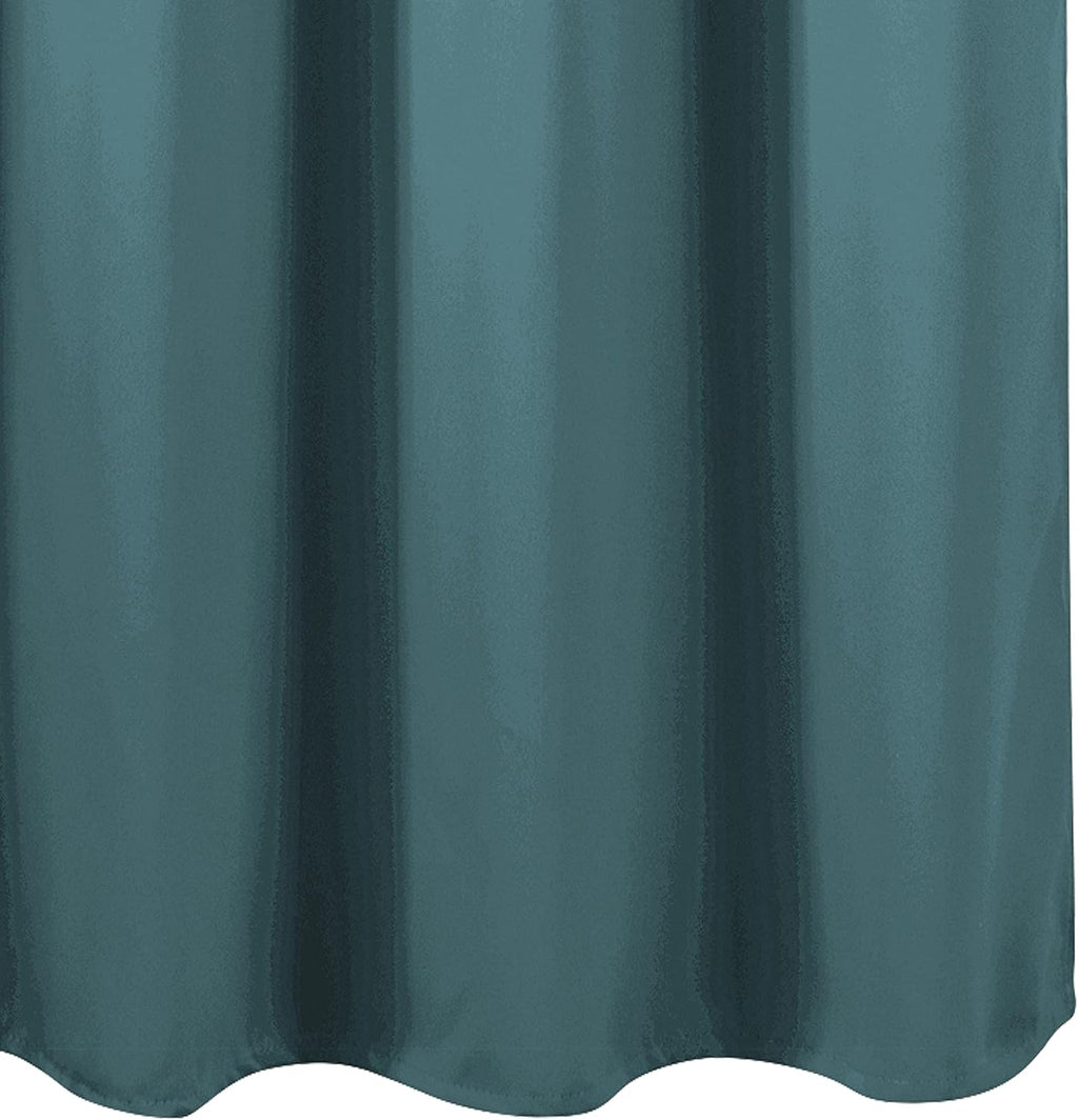 Lemomo Blackout Curtains 66 x 84 inch/Sea Teal Curtains Set of 2 Panels/Thermal Insulated Room Darkening Bedroom Curtains 84 inch silver