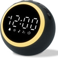 Alarm Clock with White Noise: White Sound Machine with 30 Soothing Sounds, 10 Soft Wake-Up Sounds, 32 Adjustable Volume & Timer, Memory…