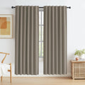 Keqiaosuocai Linen Blackout Door Curtains for Doorway 80 Inches Long Complete Privacy Assured Temporary Door Cover Room Divider Closet Curt…
