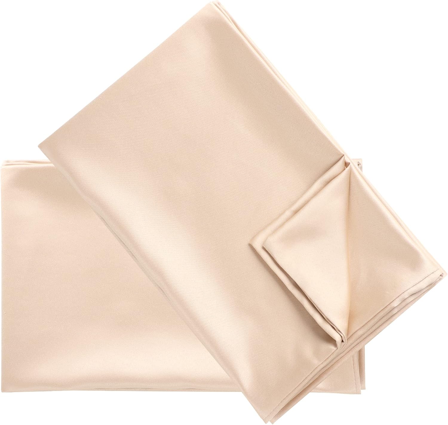 uxcell 2 Pack Silk Satin Pillowcase for Hair and Skin, Cool, Silky, Soft Breathable Pillow Cases King Size 20x36 Inch Sateen Pillowcase Lig…