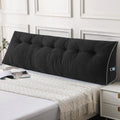 Sasttie Headboard Pillow King, Wedge Pillow Headboard for Sitting Up in Bed, Back-Rest Support Triangular Cushion for Reading - Features Re…