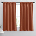 Rybhome RYB HOME Small Window Curtains for Kitchen, Thermal Insulated Privacy Shades Chic Home Decoration for Basement Bathroom Door Window…