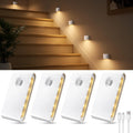 EZVALO Motion Sensor Stair Lights Indoor, Rechargeable Night Lights with Magnetic & Dimmable, Auto On/Off 3000K Soft White, Stick-On for…