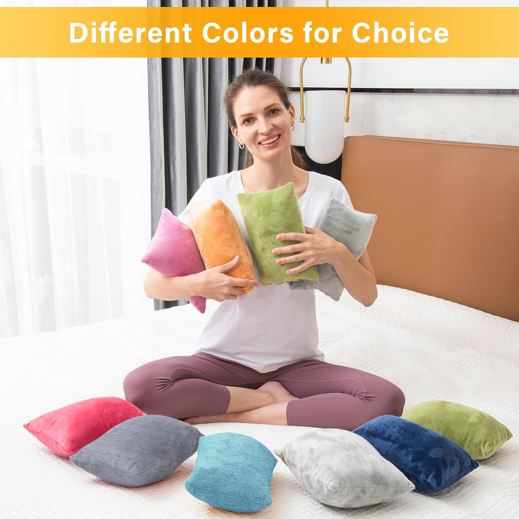 1 MIDDLE ONE 2 Pack Small Pillow, Cooling Memory Foam Mini Pillow 11 X 7 Inches for Sleeping, Travel, Nap and Neck, Knee, Lumbar Support…