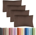 King Pillow Cases Set of 4 - Ultra Soft Hotel Quality Pillowcase Covers - Comfy, Cozy & Wrinkle Free - Shrinkage, Stain and Fade…