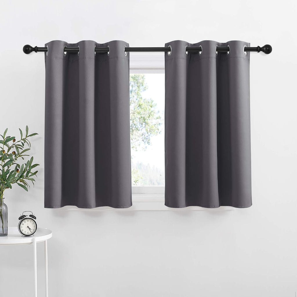 NICETOWN Kitchen Curtains Blackout Drapes - Thermal Insulated Blackout Grommet Curtains Drapes Window Treatment Home Decor for…