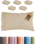 Standard Pillow Cases Set of 10 - Ultra Soft Hotel Quality Pillowcase Covers - Comfy & Wrinkle Free - Shrink & Fade Resistant - Machine…