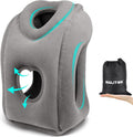 Maliton Inflatable Travel Pillow for Airplane Comfortable Sleeping to Relieve Neck and Shoulder Pain, Support Head Inflatable Pillow for…