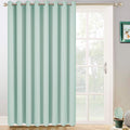 Yakamok Extra Wide Blackout Curtain for Sliding Glass Door, Grommet Thermal Insulated Room Divider Curtain 100W x 84L inch, Room…