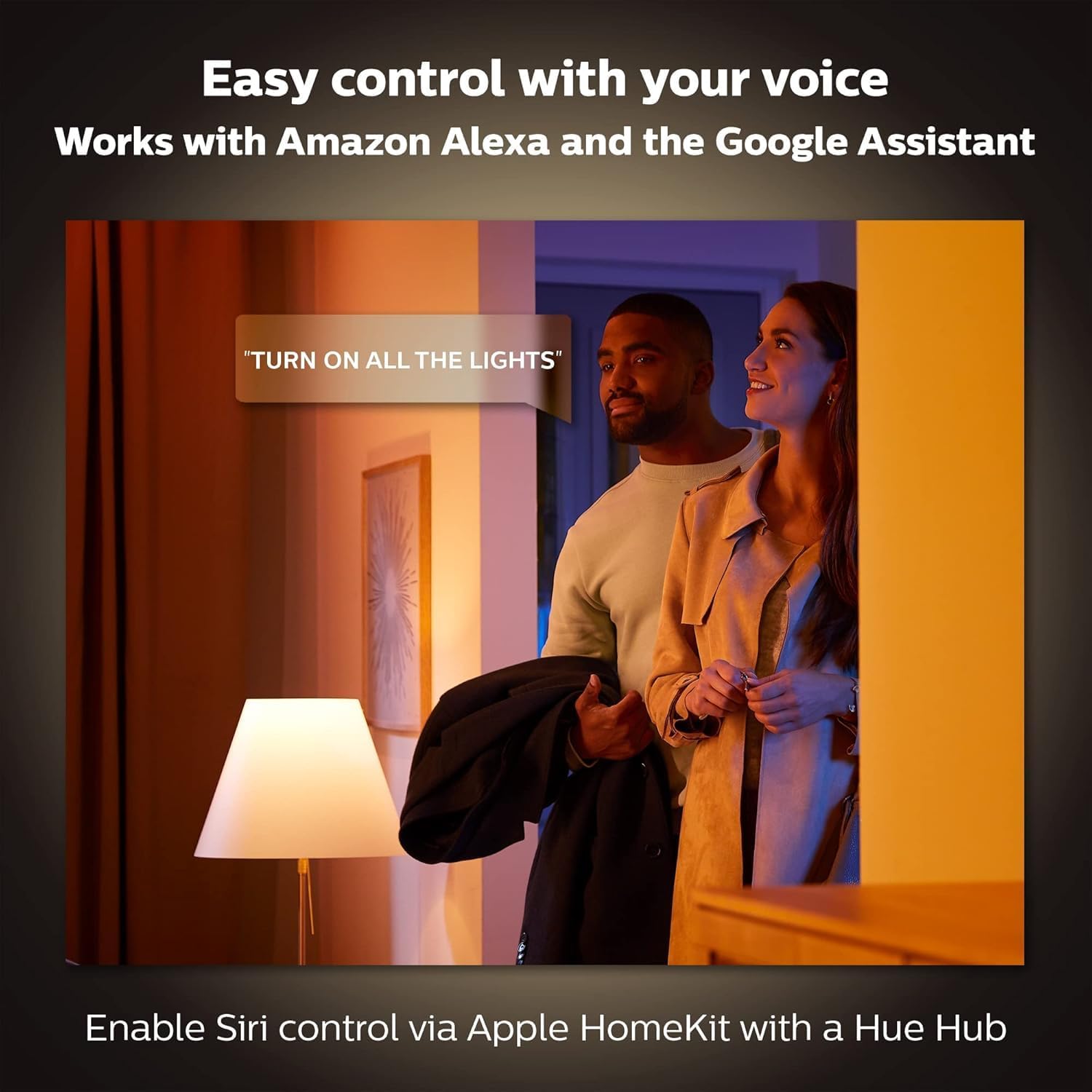Philips Hue Iris Smart Table Lamp, Gold - White and Color Ambiance LED Color-Changing Light - 1 Pack - Control with Hue App - Compatible…