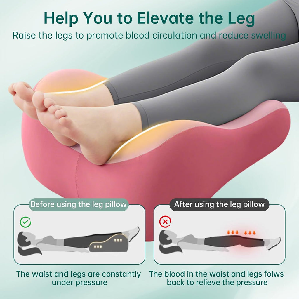 Memory Foam Wedge Pillow Intimacy Couples Pillow, Pregnant Ergonomic Contoured Position Pillow for Sleeping & Reading, Multi-Functional…