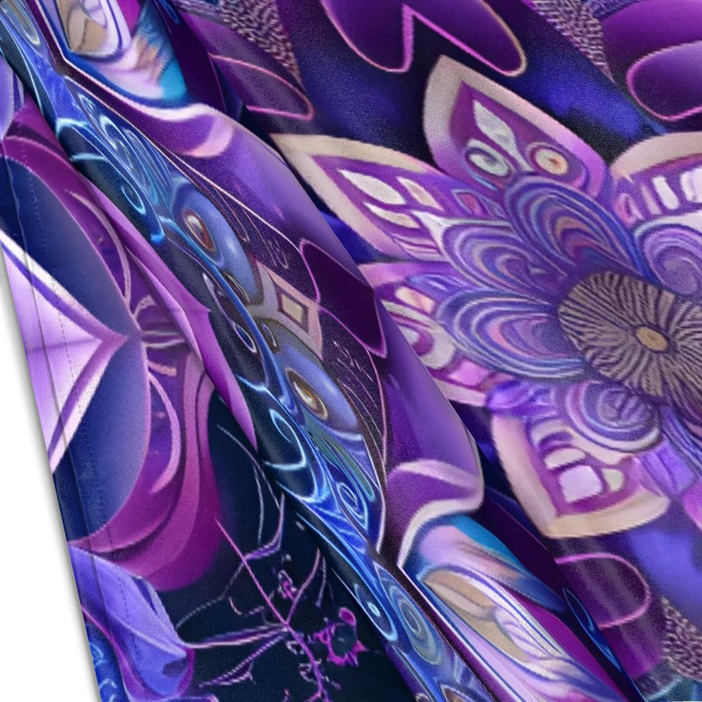 Satin Silk Pillowcase for Hair and Skin Ethnic Mandala Pillow Cases Standard Size Soft Silk Pillow Case with Envelope Closure Print Satin…
