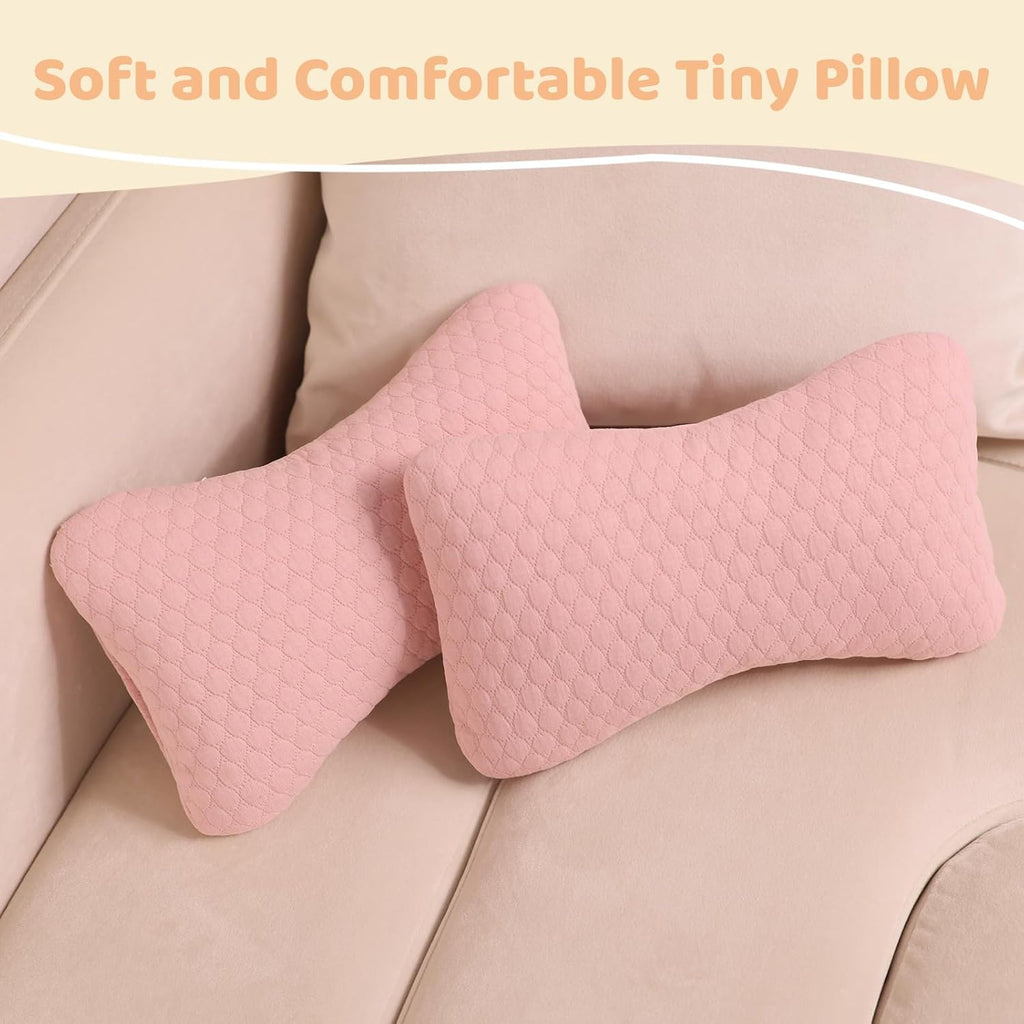 vocheer Small Pillows for Sleeping, 11"x 7" Mini Travel Pillow, Tiny Pillows for Neck, Wrist, Lumbar and Knee, Pets Pillow, Cotton…
