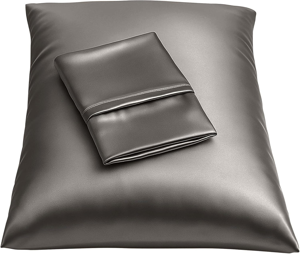 Blissford Satin Pillowcase with Zipper, for Hair and fabric comfort, Feels Soft and Cool Like a Silk Pillowcase, Satin Pillow Cases 2…