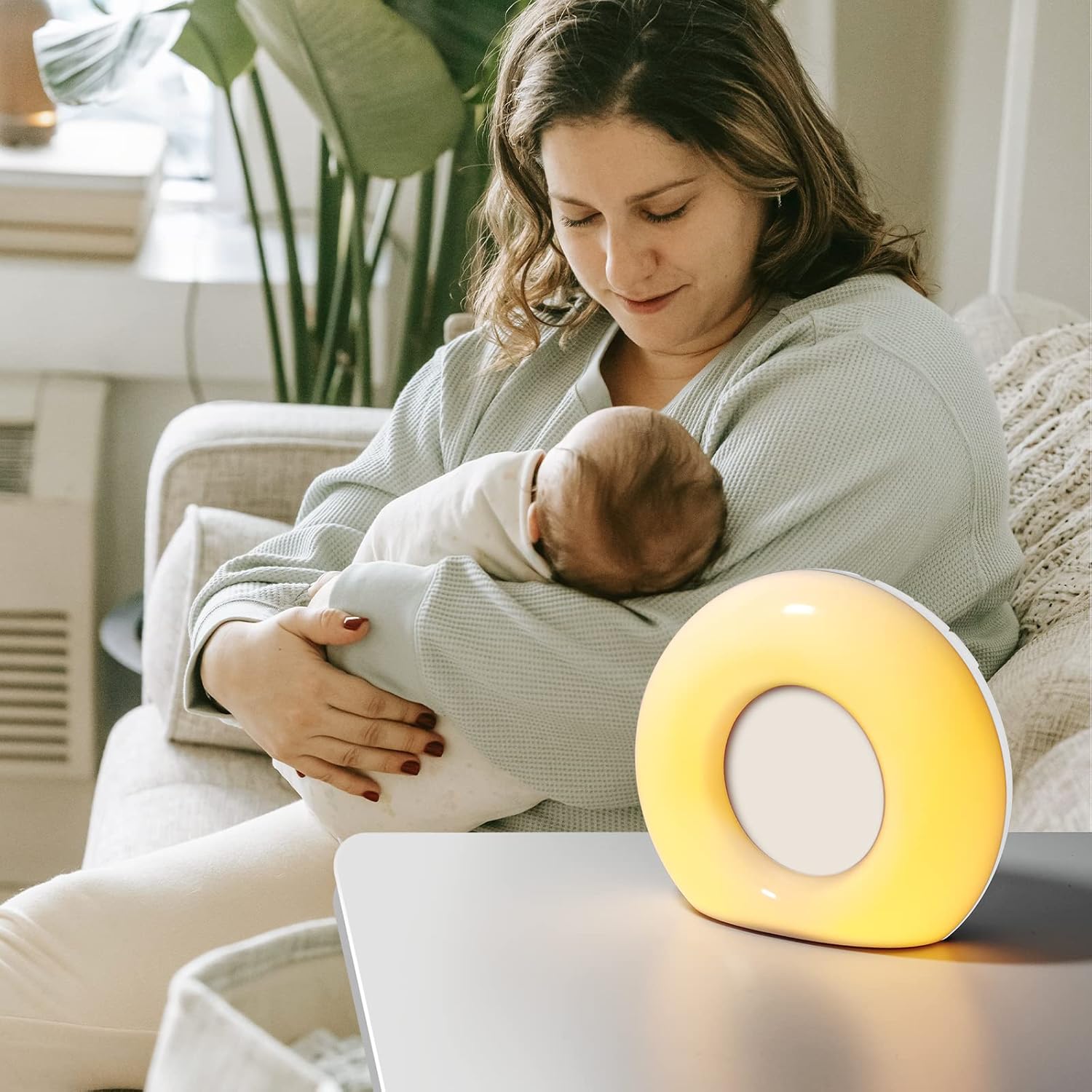 DailyBody Sound Machine White Noise Machine with 30 Soothing Sounds 12 Colors Night Light 36 Levels Volume 5 Timers & Memory Function Effec…
