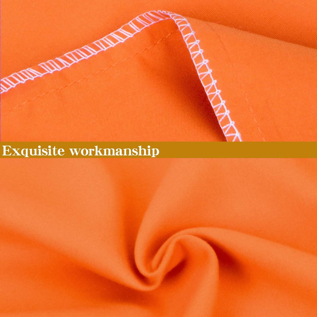Ntbay King Pillowcase Set - 2 Pack Brushed Microfiber 20x40 Pillowcases - Soft, Wrinkle-Free, Fade-Resistant, Stain-Resistant, Orange Pillo…