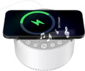 Sound Machine with Wireless Charger, White Noise Machine with Memory Function,6 Soothing Sounds,3 Timers Modes for Baby Kids Adult & Home…