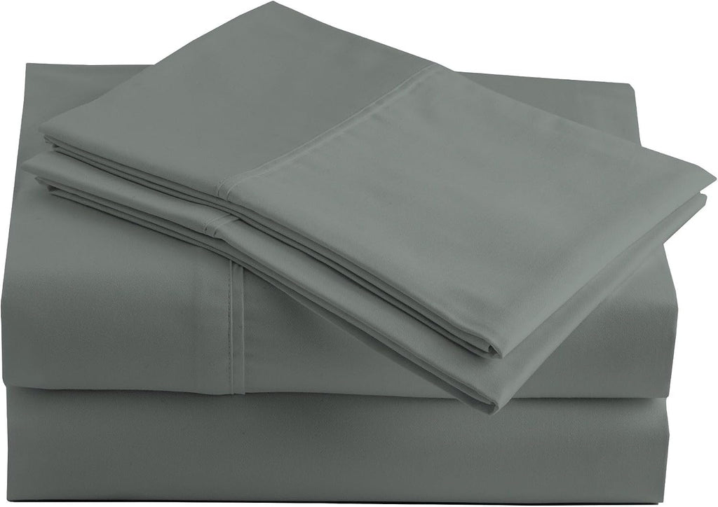 Perupima Peru Pima 285 Thread Count Percal King Sheet Set - 100% Peruvian Pima Cotton, 4 Piece (Flat, Fitted, 2 Pillowcases) - Cooling, Cri…