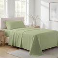 AshtonSheets 100% Organic Cotton Sheets Twin Size - 3 PC Organic Cotton Twin Size Percale Weave Sheet Set, Soft, Cooling, Crisp & Breathabl…