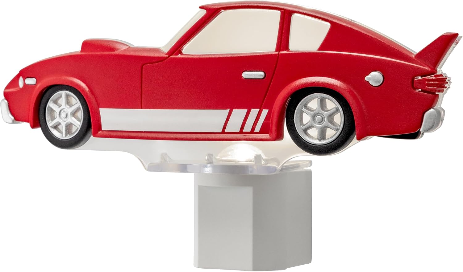 Energizer Race Car Night Light, Light Sensing, LED, Soft White, 3000K, Red, Nightlight for Bedroom, Bathroom, Nursery, Hallway, Kitchen…