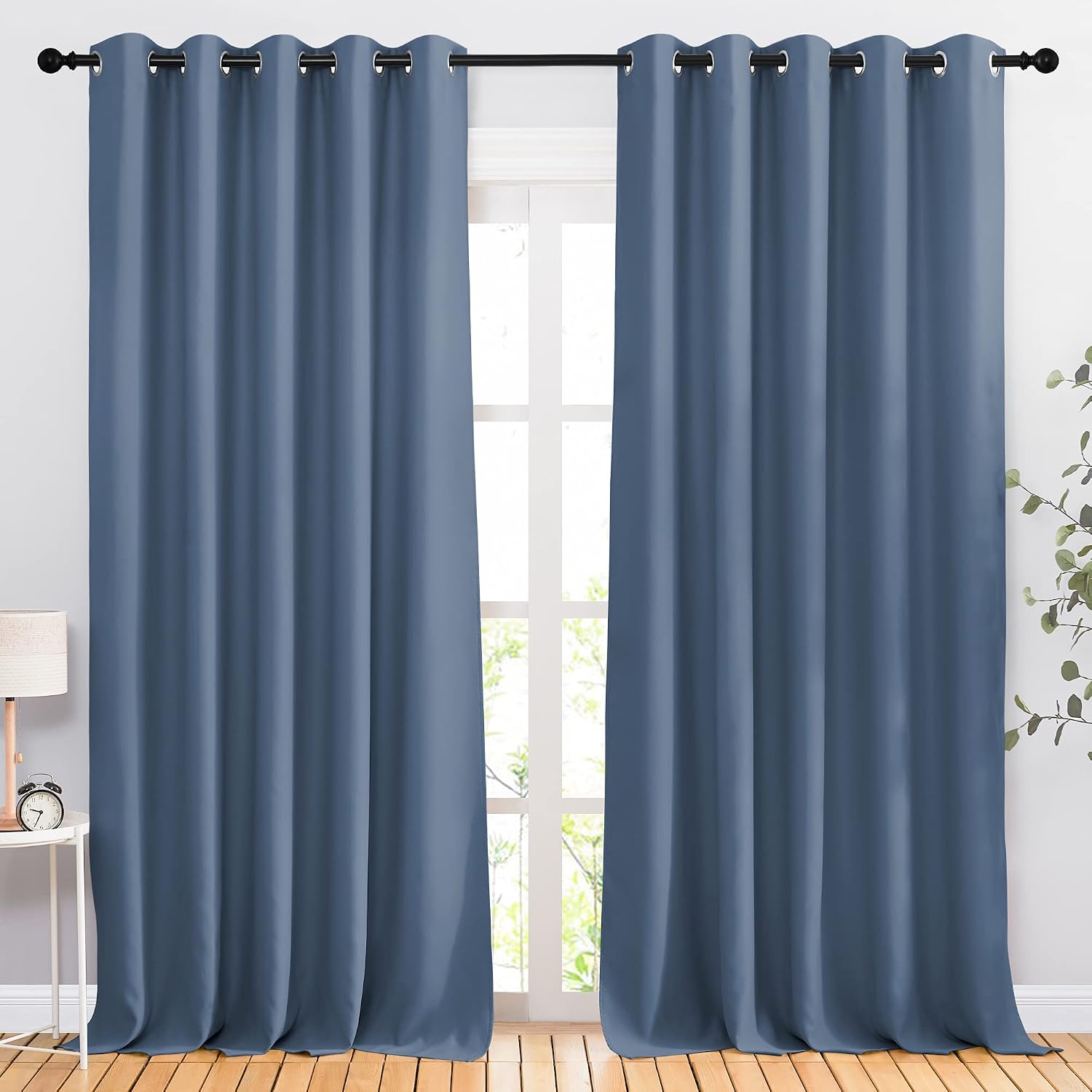 NICETOWN Room Darkening Curtains for Windows - Home Fashion Energy Saving Grommet Top Thermal Insulated Drapes for Bedroom/Patio Door…