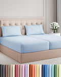 Split King Size 5 Piece Sheet Set - Comfy Breathable & Cooling Sheets - Hotel Luxury Bed Sheets for Women & Men - Deep Pockets, Easy-Fit…