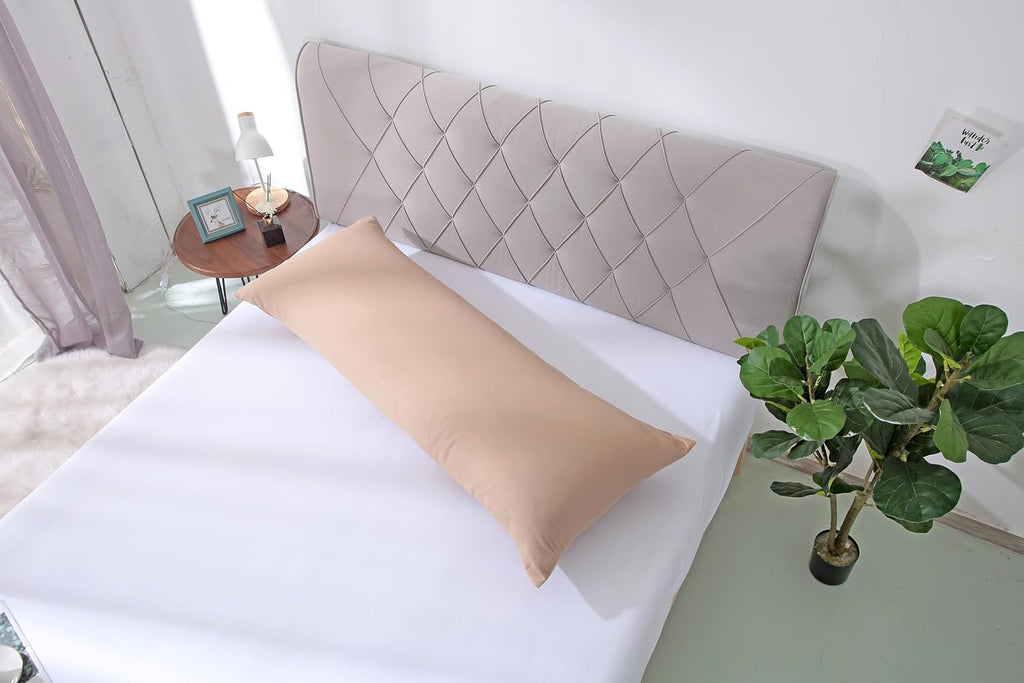 EVOLIVE Body Pillow Cover 21"x54", Ultra Soft Microfiber Pillowcase with Hidden Zipper, Breathable, Machine Washable, for Side Sleepers…