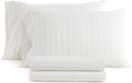 MarthaStewart Martha Stewart - Twin Size Sheets Set, Crisp & Tailored Cooling Sheets with a Smooth Cotton Percale Lightweight Feel - Bed Sh…